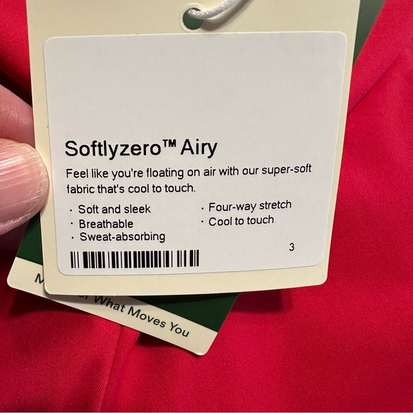 NWT Halara Softlyzero™ Airy High Waisted Shorts in Bright Red Size Medium - Picture 10 of 10